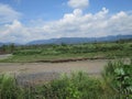 Original photo The flow of the cipunagara river on a hilly mountain is a free and open place for the public Royalty Free Stock Photo