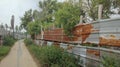 ORIGINAL PICTURE - View of Shrimp Pond Fence (Zinc Aluminum)