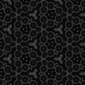 Mandala kaleidoscope black and white pattern background expolosion Royalty Free Stock Photo
