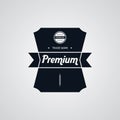 original premium label retro theme badge emblem