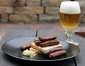 Original rostbratwurst