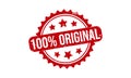 100% Original Rubber Stamp. 100% Original Grunge Stamp Seal Vector Illustration Royalty Free Stock Photo