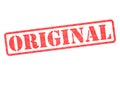 ORIGINAL Rubber Stamp Royalty Free Stock Photo