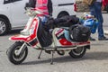 An original 1960`s vintage Lambretta Motor Scooter Royalty Free Stock Photo