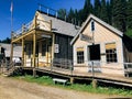 Original saloon and restaurant buildings in Barkerville.