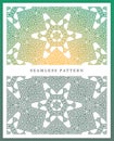 Original seamless pattern, high quality. Rhythmic pattern, based on symmetry Royalty Free Stock Photo