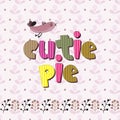 The original spelling of the phrase cutie pie.