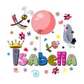 The original spelling of the word Isabella.