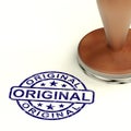 Original Stamp Showing Genuine Authentic Products