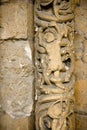 Original stone carvings around the west front door, Lincoln Cathedral, Lincoln, Lincolnshire, UK -August 2009