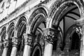 Arches outside Rectors Palace Royalty Free Stock Photo
