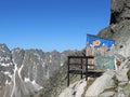 Original toilet shed with great view in High Tatras in Slovakia