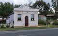 Original Town Hall building 1860 in Chewtons main street is thought to be the smallest town hall in Victoria