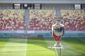 The original UEFA Euro 2020 tournament trophy Royalty Free Stock Photo