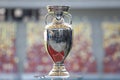 The original UEFA Euro 2020 tournament trophy Royalty Free Stock Photo