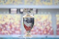 The original UEFA Euro 2020 tournament trophy Royalty Free Stock Photo