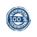 100% original vector rubber stamp Royalty Free Stock Photo