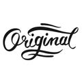 Original Vintage Typography Logo