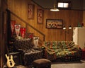 Wayne`s World set at SNL Exhibition in NYC Royalty Free Stock Photo