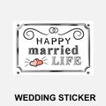 Original wedding stickers