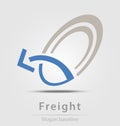 Originally created freight vector business icon