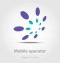 Originally created mobile operator vector business icon