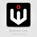 Originally designed vector color business icon