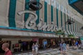 Binion`s Gambling Hall on Fremont Street Las Vegas, Nevada Royalty Free Stock Photo