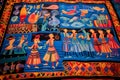 Laotian Hmong Story Cloth - Laos