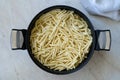 Originial Italian Homemade Trofie Pasta Liguria in Pot