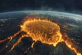 The Origins of Life: Exploring Earth's Beginnings created with Generative AI technology