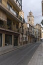 Santiago Street in the city of Orihuela.