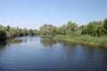 Oril` river near the Dnipro city Royalty Free Stock Photo