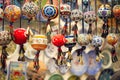 Orinetal Beads Hanged in Grand Bazaar, Istanbul Royalty Free Stock Photo