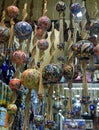 Orinetal Beads Hanged in Grand Bazaar Royalty Free Stock Photo