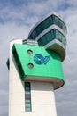 Orio al Serio Airport control tower in Bergamo, Italy Royalty Free Stock Photo