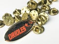 Baltimore Orioles Lapel Pin and Pin backs