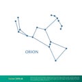 Orion - Constellation Star Icon Vector Logo Template Illustration Design. Vector EPS 10