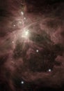 Orion nebula in deep space Royalty Free Stock Photo