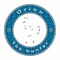 Orion Star Constellation, Hunter Constellation