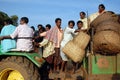 Orissa's tribal people at weekly market. Royalty Free Stock Photo