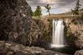 Orkhom Valley Waterfall, a Unesco World Heritage Site in Mongolia