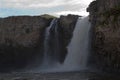 Orkhon waterfall, one of the best sights in central Mongolia