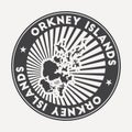 Orkney Islands round logo.