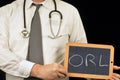 Orl doctor concept Royalty Free Stock Photo