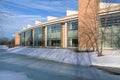 Orland Park Library exterior in winter Royalty Free Stock Photo