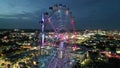 Orlando at Night, Aerial View, Ferris Wheel, Florida, Downtown, City Lights