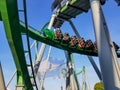 People riding the Hulk Roller Coaster at Islands of Adventure