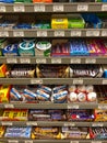 Candy display at the check out counter of a Publix