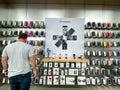 An Apple store display of Photography Accessories for customers to purchase